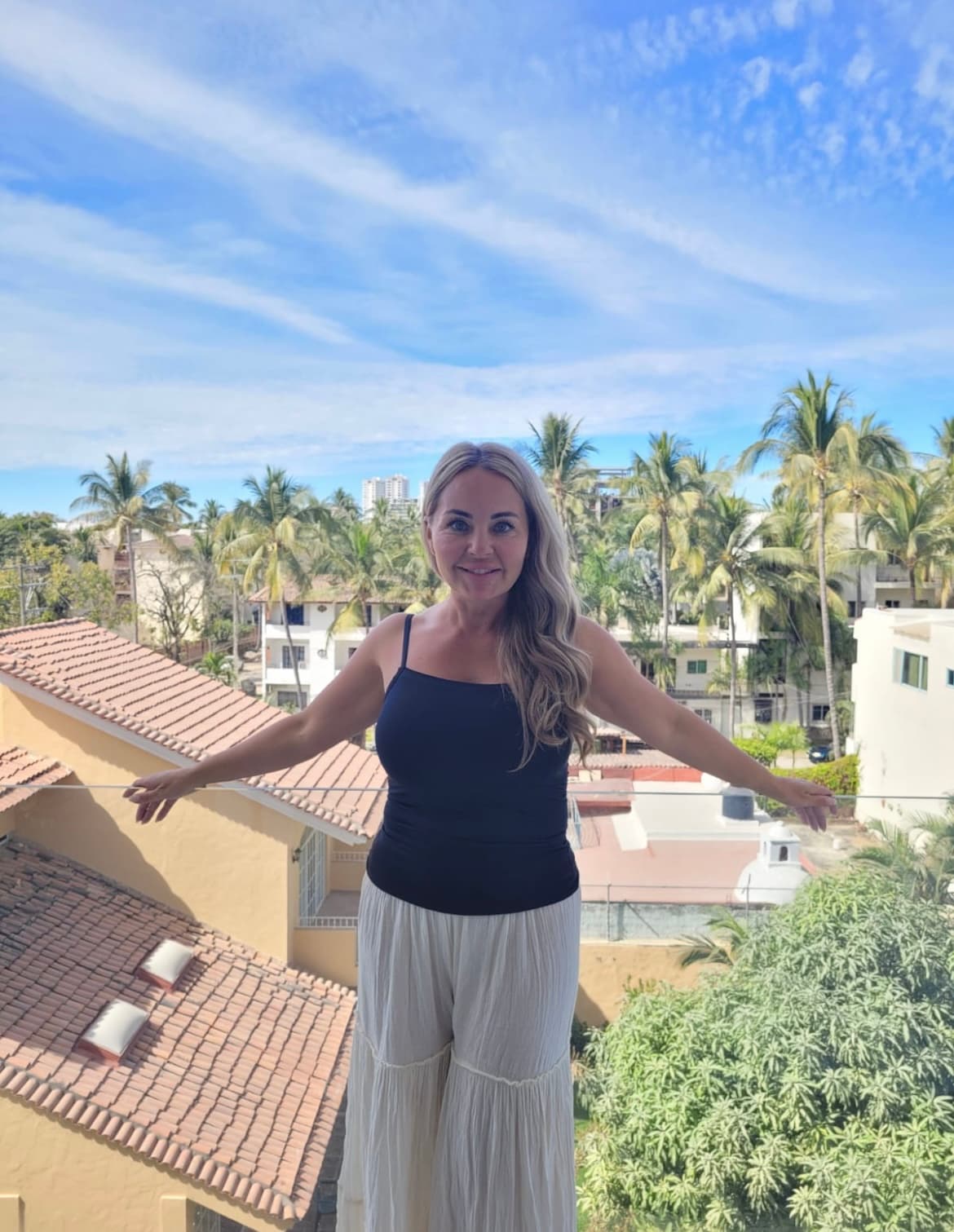A picture of Cheryl in Mexico